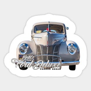 1949 Ford Deluxe Fordor Sedan Sticker